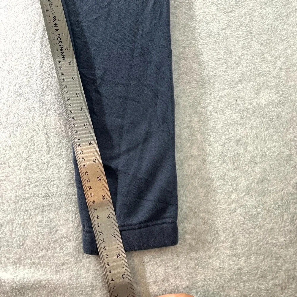 Hollister VTG Y2K Sweatpants Men Large Blue Fleece Lined Embroidered Script Logo